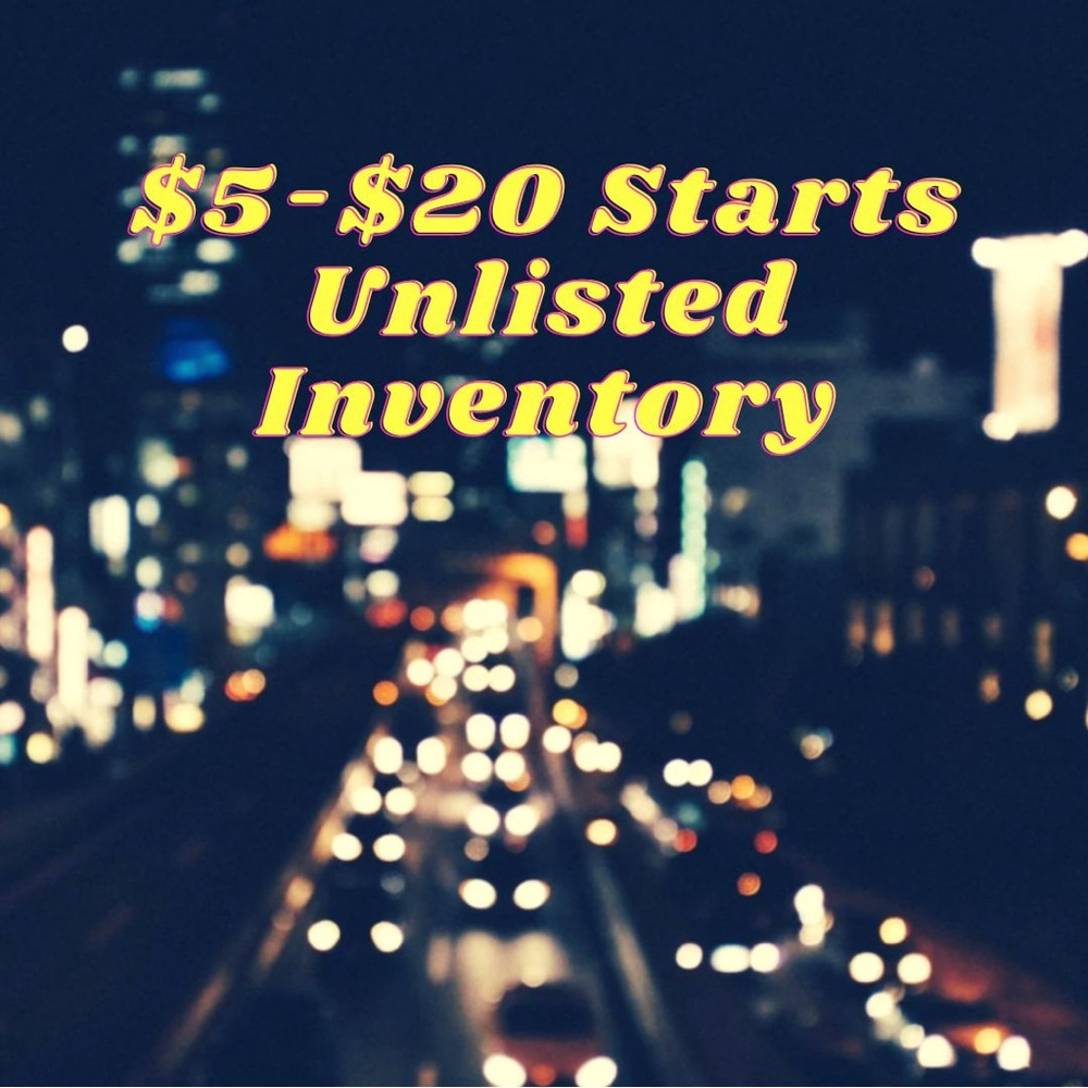 Unlisted inventory for 6/29 show!